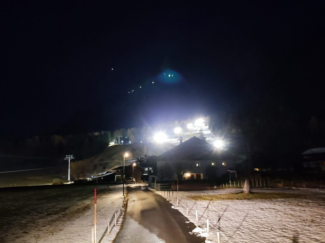 Skipistenbeleuchtung Ehrwald
